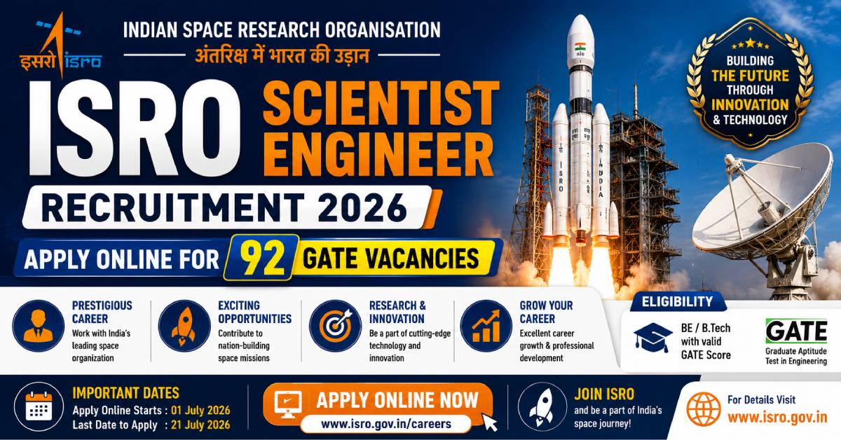 ISRO Scientist Engineer Recruitment 2026
